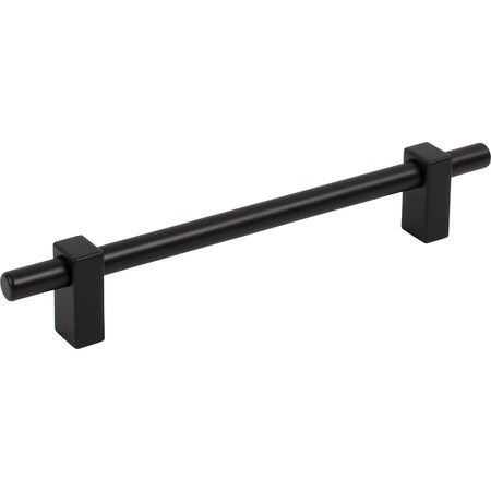 Jeffrey Alexander 160 Mm Center-To-Center Matte Black Larkin Cabinet Bar Pull 478-160MB